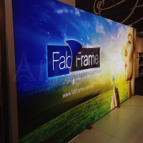 Programmed Back-Lit Fabric Signages